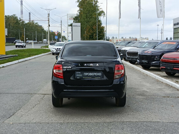 2022 Lada (ВАЗ) Granta I Рестайлинг, чёрный, 735000 рублей - вид 5