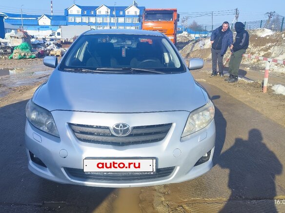 2007 Toyota Corolla AMT X (E140, E150), серебристый, 700000 рублей - вид 1