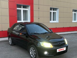 2012 Lada (ВАЗ) Granta I, чёрный, 195000 рублей, вид 3