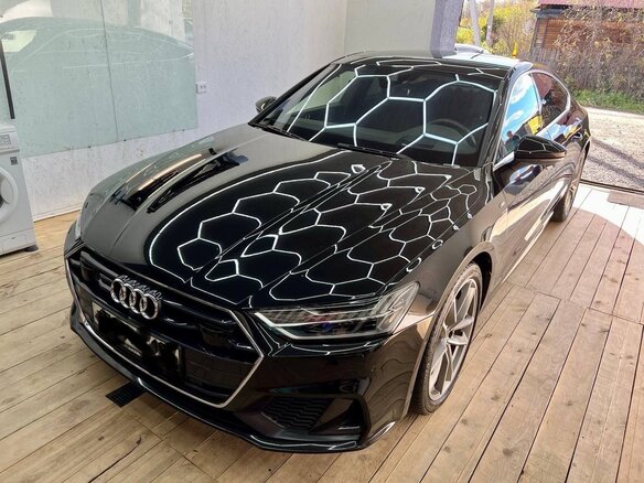 2021 Audi A7 55 TFSI II (4K), чёрный, 5800000 рублей - вид 7