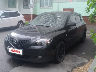 2008 Mazda 3 I (BK) Рестайлинг, чёрный, 650000 рублей, вид 1