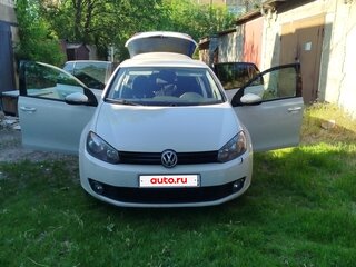 2012 Volkswagen Golf VI, белый, 800000 рублей, вид 2
