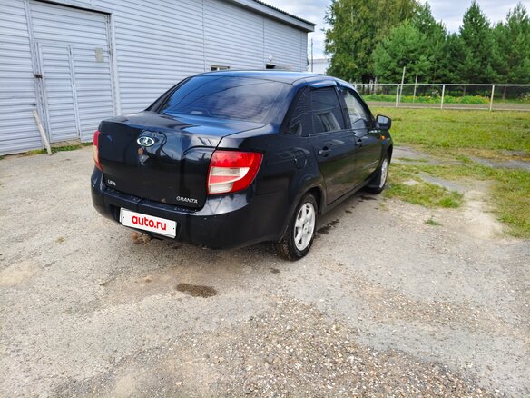 2012 Lada (ВАЗ) Granta I, чёрный, 220000 рублей - вид 2