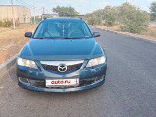 2005 Mazda 6 I (GG) Рестайлинг, синий, 550000 рублей, вид 2