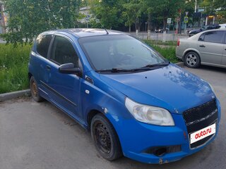 2009 Chevrolet Aveo I Рестайлинг, синий, 140000 рублей, вид 2