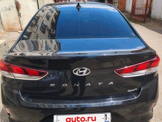 2018 Hyundai Sonata VII (LF) Рестайлинг, чёрный, 1660000 рублей, вид 2