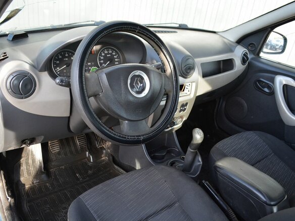 2012 Renault Logan I Рестайлинг, синий, 344999 рублей - вид 8