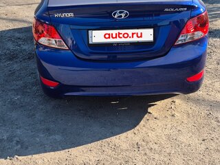2013 Hyundai Solaris I, синий, 760000 рублей, вид 4