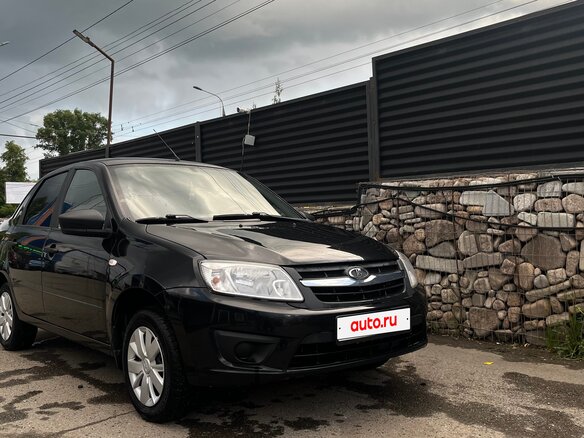 2018 Lada (ВАЗ) Granta I, чёрный, 435000 рублей - вид 2