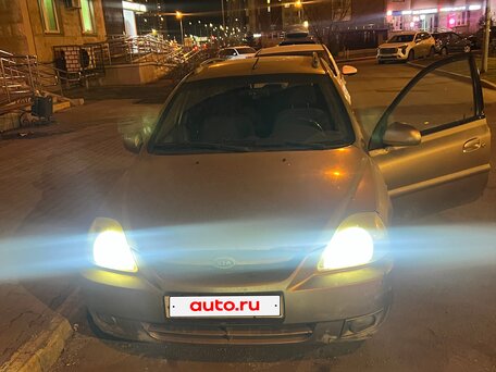 2005 Kia Rio I Рестайлинг, бежевый, 125000 рублей, вид 2