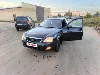 2008 Lada (ВАЗ) Priora I, чёрный, 325000 рублей, вид 1