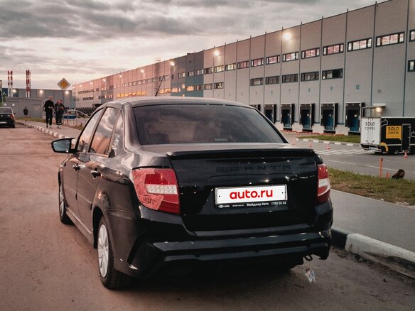 2020 Lada (ВАЗ) Granta I Рестайлинг, чёрный, 600000 рублей - вид 7