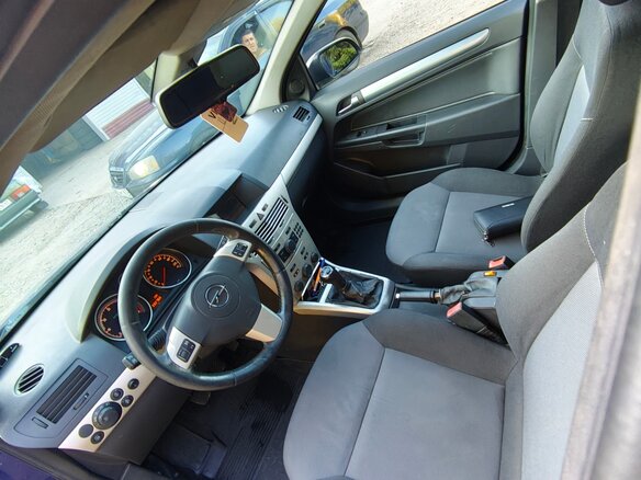 2008 Opel Astra H Рестайлинг, синий, 320000 рублей - вид 6