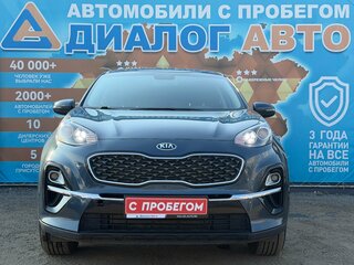 2019 Kia Sportage IV Рестайлинг, синий, 1880000 рублей, вид 2