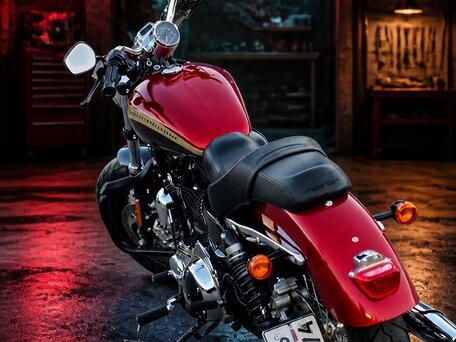2019 Harley-Davidson Sportster 1200, красный, 1000000 рублей, вид 2