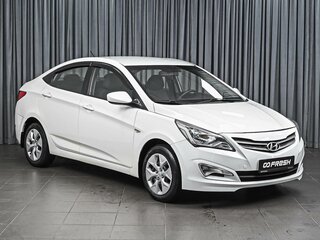 2015 Hyundai Solaris I Рестайлинг, белый, 684000 рублей, вид 1