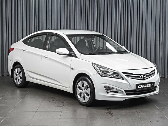 2015 Hyundai Solaris I Рестайлинг, белый