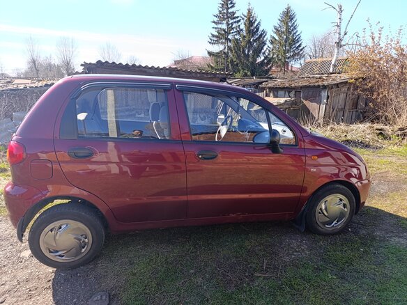 2008 Daewoo Matiz I Рестайлинг, красный, 210000 рублей - вид 4