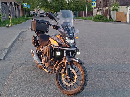 2019 Honda CB 400X, чёрный, 520000 рублей, вид 1