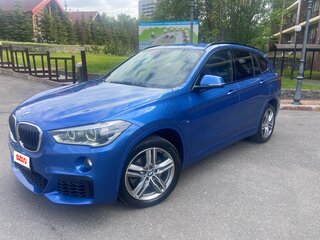 2018 BMW X1 20i xDrive II (F48), голубой, 2800000 рублей, вид 1