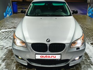 2006 BMW 5 серии 525i V (E60/E61), серебристый, 890000 рублей, вид 2