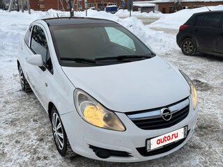 2008 Opel Corsa D, белый, 415000 рублей, вид 4