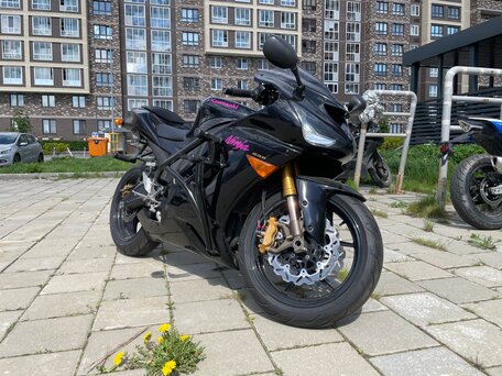 2006 Kawasaki ZX-6R Ninja, чёрный, 500000 рублей, вид 3