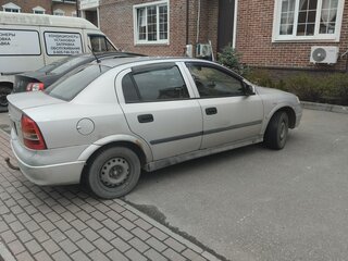 2003 Opel Astra G, серебристый, 270000 рублей, вид 4
