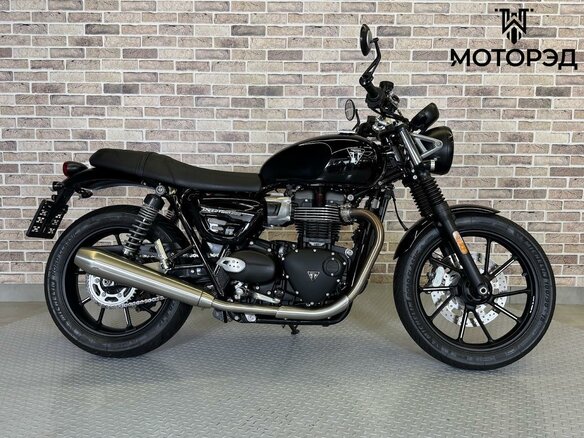 2023 Triumph Speed Twin, чёрный, 1385000 рублей