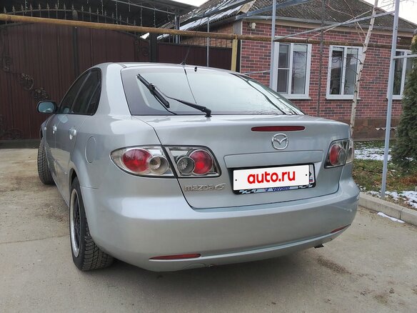2006 Mazda 6 I (GG) Рестайлинг, серебристый, 499000 рублей - вид 5
