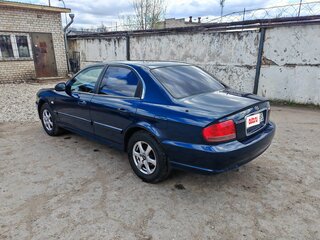 2007 Hyundai Sonata ТагАЗ IV (EF) Рестайлинг, синий, 645000 рублей, вид 5