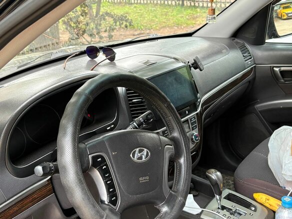 2012 Hyundai Santa Fe II Рестайлинг, чёрный, 1050000 рублей - вид 7