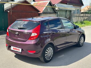 2012 Hyundai Solaris I, фиолетовый, 489000 рублей, вид 4