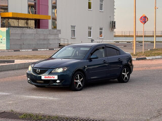 2007 Mazda 3 I (BK) Рестайлинг, синий, 395000 рублей, вид 1