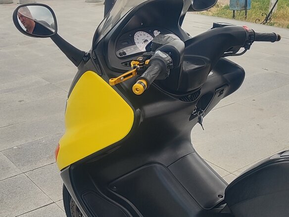 2003 Yamaha TMAX, жёлтый, 300000 рублей - вид 15