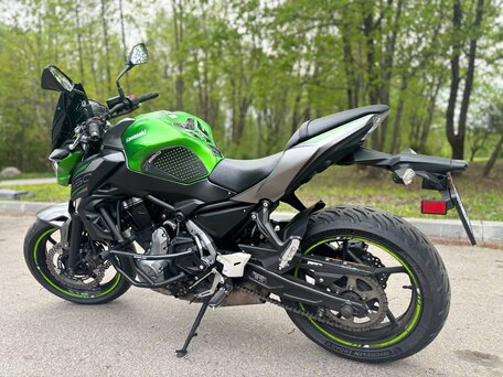2019 Kawasaki Z 650, зелёный, 650000 рублей, вид 1