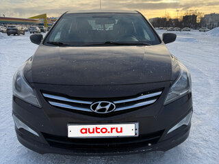 2015 Hyundai Solaris I Рестайлинг, коричневый, 850000 рублей, вид 2