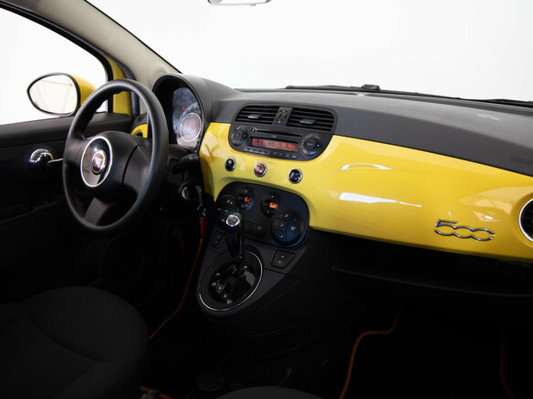 2012 Fiat 500 II, жёлтый, 749000 рублей - вид 15