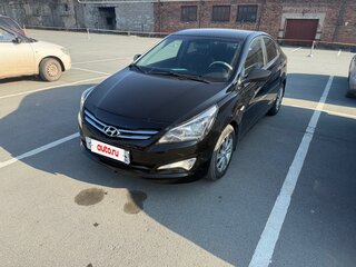 2016 Hyundai Solaris I Рестайлинг, чёрный, 950000 рублей, вид 1