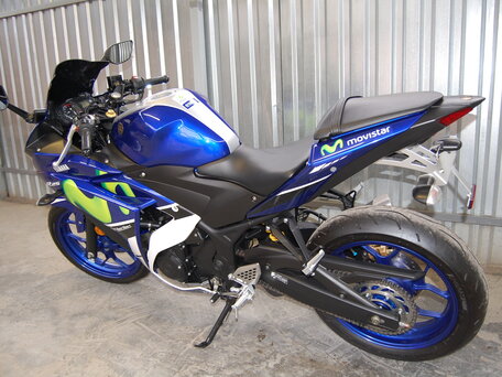 2015 Yamaha YZF-R25, синий, 425000 рублей, вид 2