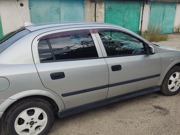 2001 Opel Astra G, серебристый, 370000 рублей - вид 2