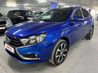 2021 Lada (ВАЗ) Vesta I, синий, 899000 рублей, вид 1