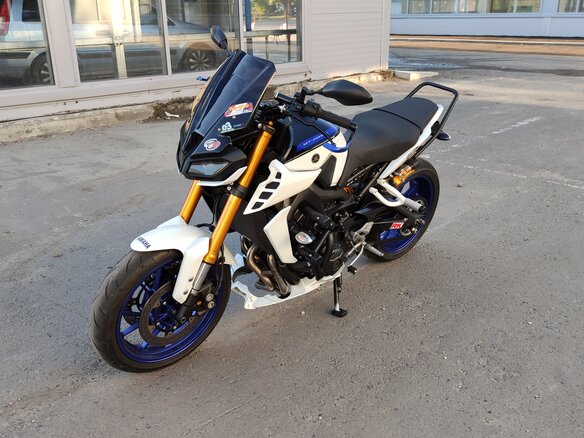 2018 Yamaha MT-09 (FZ-09), белый, 800000 рублей - вид 16