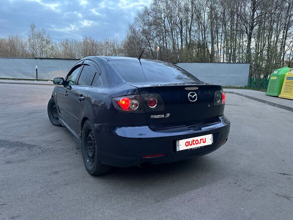 2008 Mazda 3 I (BK) Рестайлинг, синий, 400000 рублей - вид 5