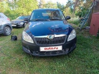 2012 Skoda Fabia II Рестайлинг, синий, 276800 рублей, вид 1