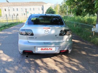 2007 Mazda 3 4-speed I (BK) Рестайлинг, серебристый, 620000 рублей, вид 3