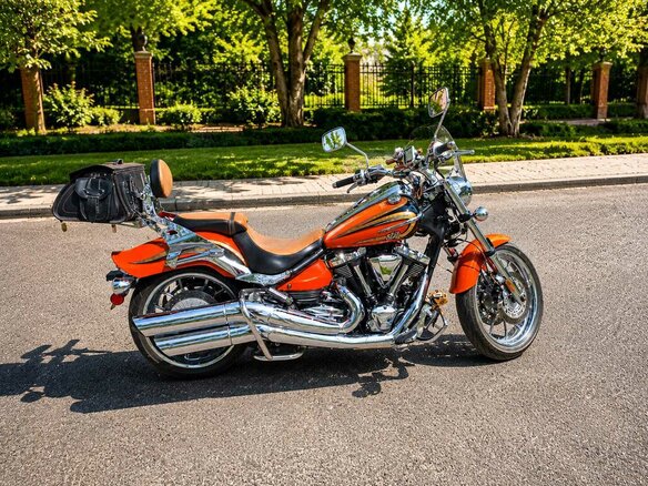 2012 Yamaha XV 1900, оранжевый, 1140000 рублей - вид 2