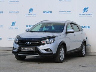 2017 Lada (ВАЗ) Vesta SW Cross I, серебристый, 910000 рублей, вид 1