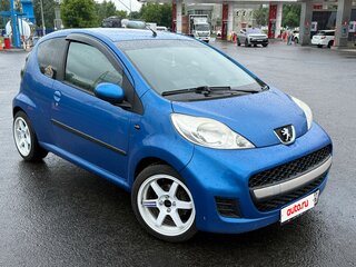 2010 Peugeot 107 I Рестайлинг, синий, 500000 рублей, вид 2
