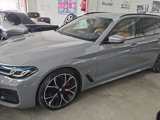2021 BMW 5 серии 530d VII (G30/G31/G38) Рестайлинг, серебристый, 4200000 рублей, вид 4